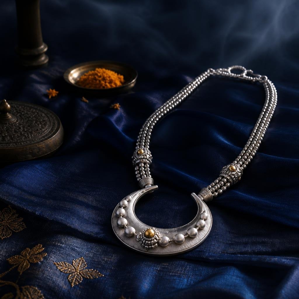 Aranya Crescent silver jewelry